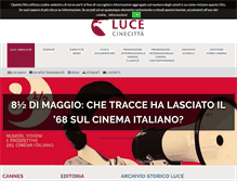 Tablet Screenshot of cinecitta.com